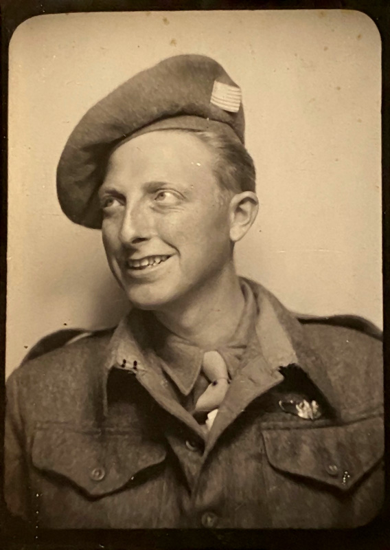 Ogden in British uniform after his escape from a German POW camp, 1945. Ogden in British uniform after his escape from a German POW camp, 1945.