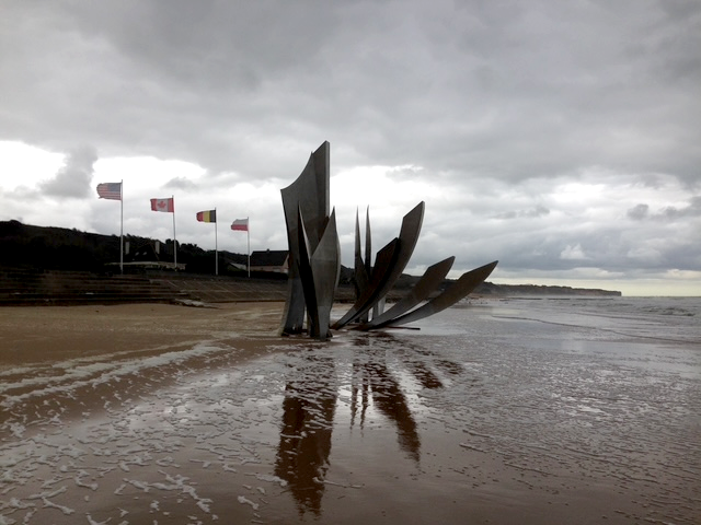 Omaha Beach, Normandy, France. Taken November 2017