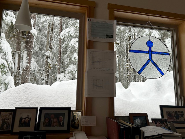 I like looking out my windows when I write…if I can. I like looking out my windows when I write…if I can.