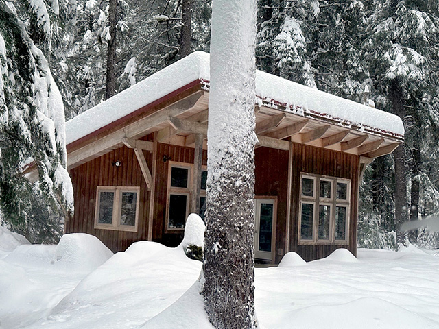 Winter view of my study. Winter view of my study.